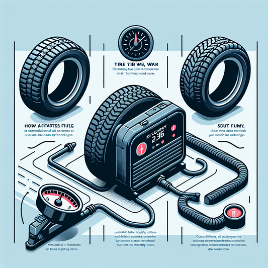 How a portable tire inflator saves you on fuel and tyre wear