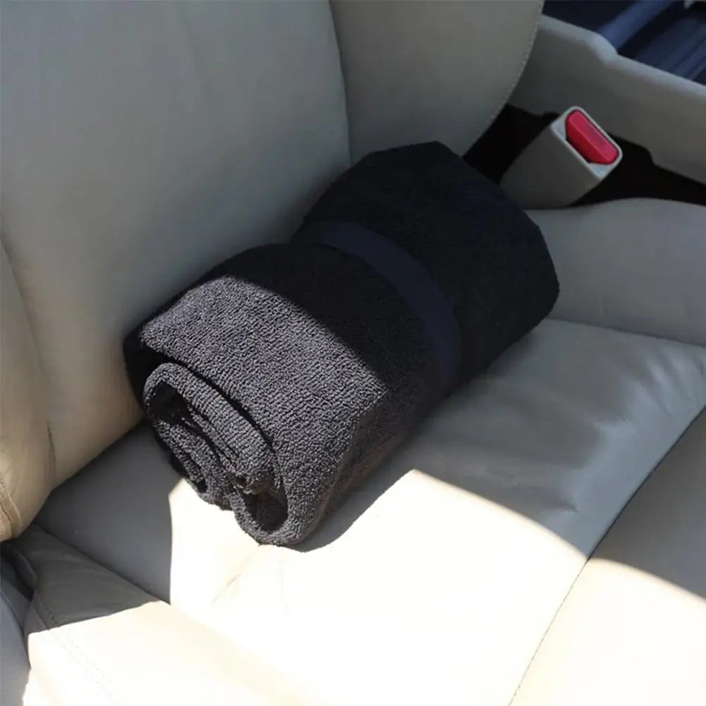 Premium Washable Sports Towel Car Seat Cover - Waterproof, Sweat-Absorbing, Non-Slip Auto Cushion for All Seasons