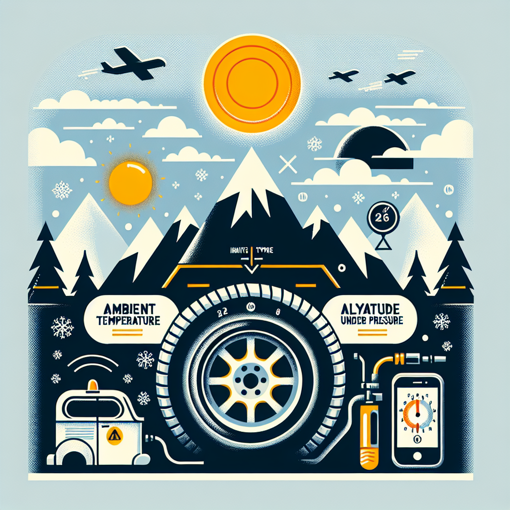 How ambient temperature and altitude affect tyre pressure & portable inflator tips