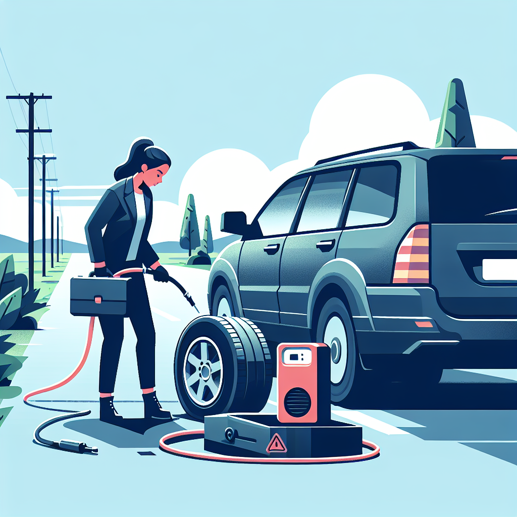 Emergency roadside: How a portable air compressor can rescue you fast