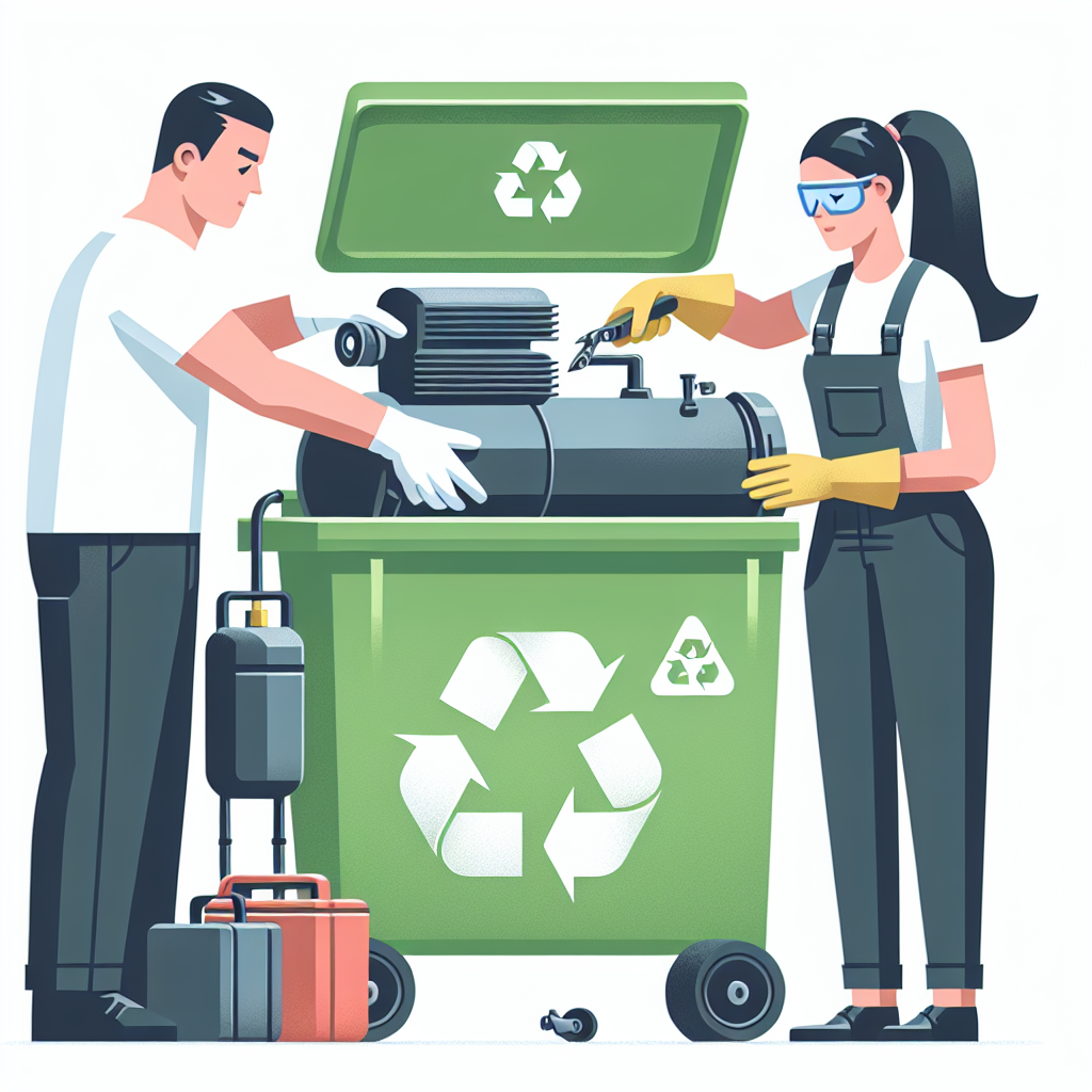 How to recycle or dispose of an old air compressor safely