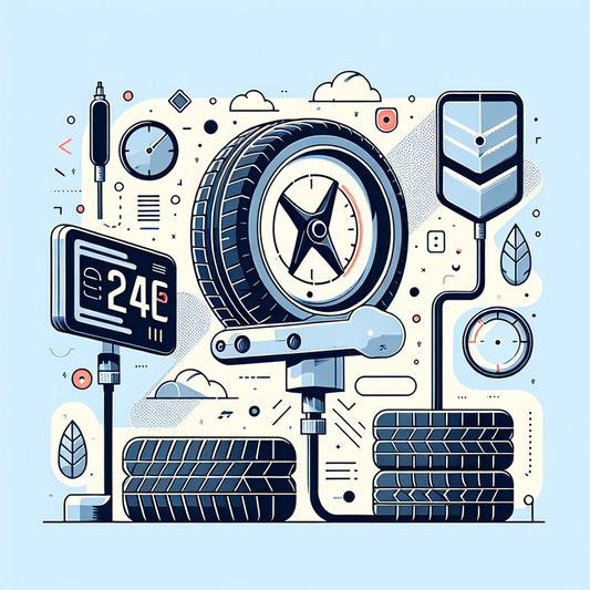 How to use a digital pressure display to avoid over-inflating tyres