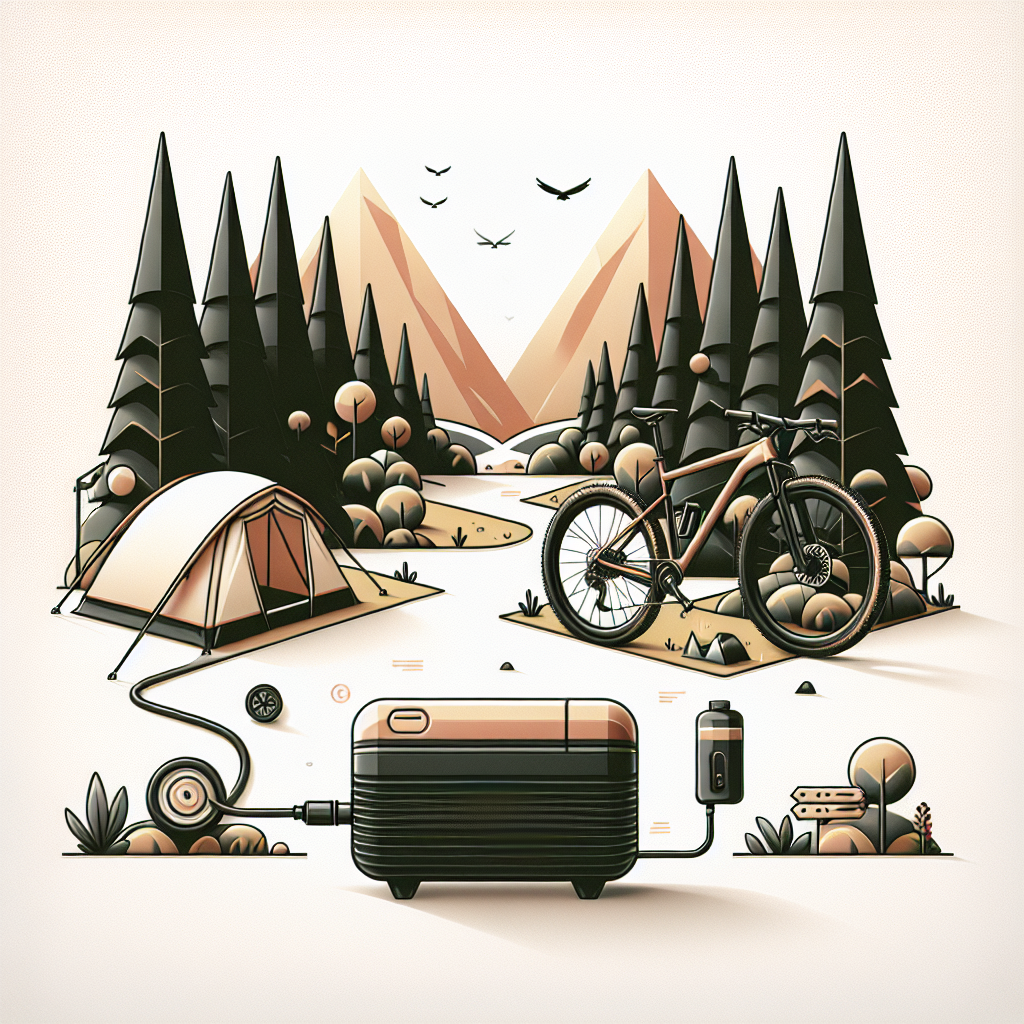 Portable air compressor for cycling & camping: dual use tips