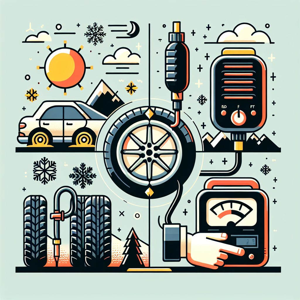 How weather changes affect tyre pressure (and how an inflator helps)