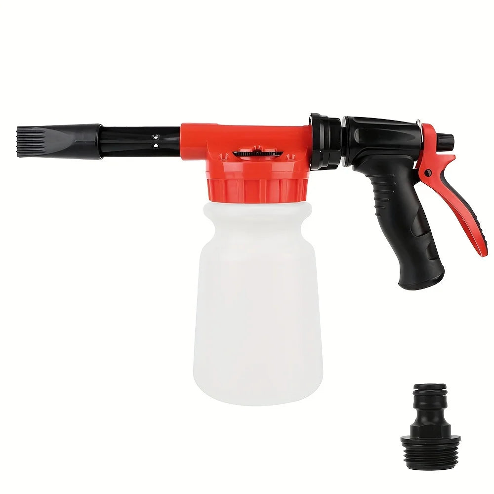 Transform Your Car Cleaning Routine with the 27.05Oz High-Pressure Foam Washer Gun - Perfect for Soap and Shampoo Spraying!