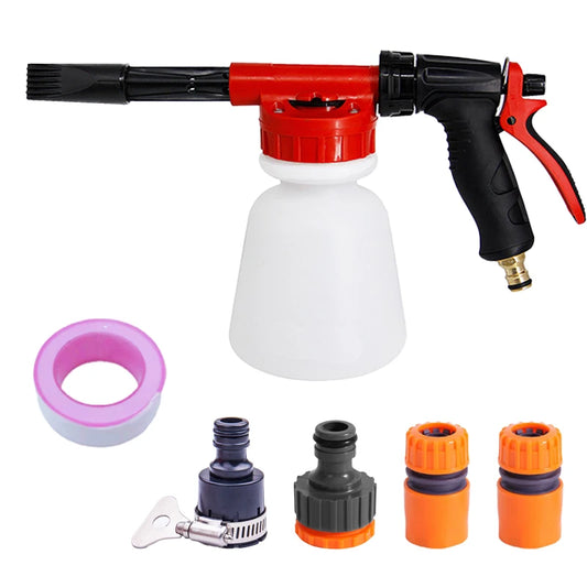 Transform Your Car Cleaning Routine with the 27.05Oz High-Pressure Foam Washer Gun - Perfect for Soap and Shampoo Spraying!
