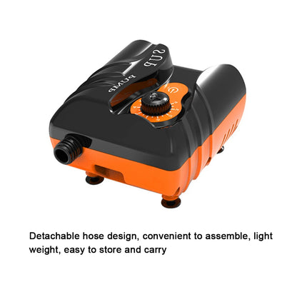 16PSI High-Pressure Portable Electric Air Pump - 110W Mini Tire Inflator for Inflatable Boards, Pools, and Boats