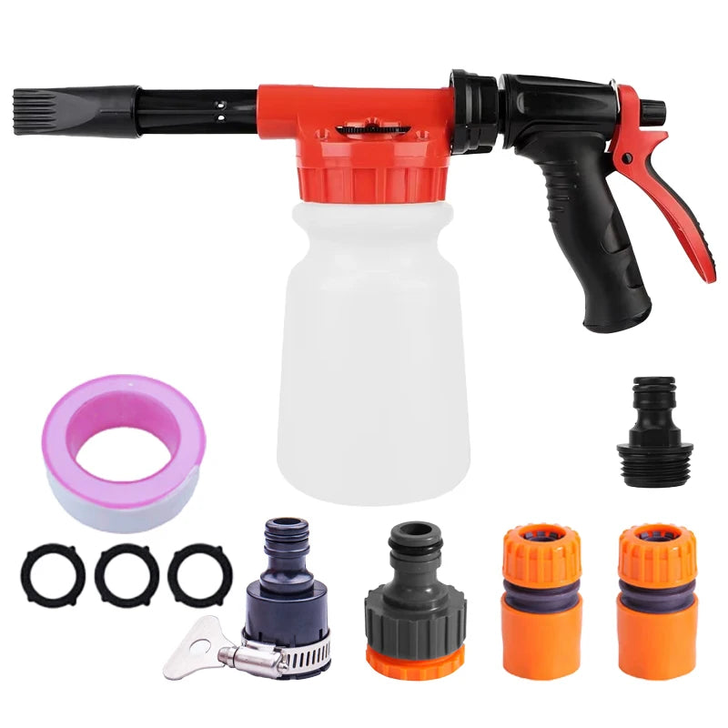Transform Your Car Cleaning Routine with the 27.05Oz High-Pressure Foam Washer Gun - Perfect for Soap and Shampoo Spraying!